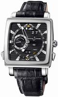 Replica Ulysse Nardin Quadrato Dual Time Perpetual Mens Wristwatch 320-90.92