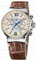 Replica Ulysse Nardin Maxi Marine Chronograph Mens Wristwatch 353-66-314