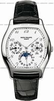 Replica Patek Philippe Complicated Perpetual Calendar Mens Wristwatch 5040G-018