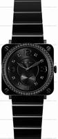 Replica Bell & Ross BR S Quartz Phantom Diamond Unisex Wristwatch BRS-BLC-PH-LGD/SCE