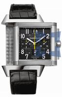 Replica Jaeger-LeCoultre Reverso Squadra Chronograph GMT Black Limited Mens Wristwatch Q7018470