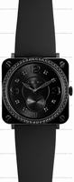 Replica Bell & Ross BR S Quartz Phantom Diamond Unisex Wristwatch BRS-BLC-PH-LGD/SRB