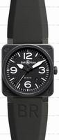 Replica Bell & Ross BR 03-92 Carbon Mens Wristwatch BR0392-BL-CA
